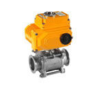 电动三片式球阀